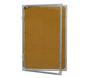 2x3 Vitrína s vertikálním otevíráním 120x90cm (korek)