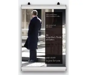 2x3 Plakátová lišta Poster Snap 420mm / Hliníkové lišty pro uchycení plakátu