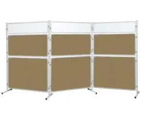 2x3 Modular tabule 120x180 cm / Panel pro modulární stěnový systém / korkový povrch