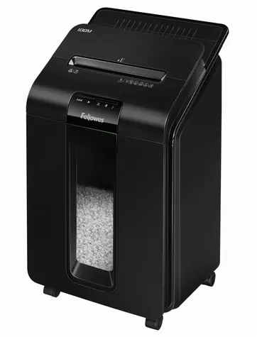 Fellowes Skartovač AutoMax 100M / 100 listů / 4x10 mm / P4 / 23 L