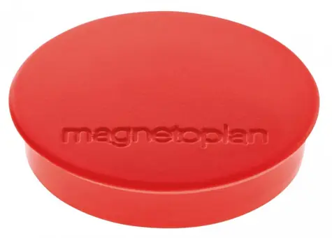 Magnetoplan Discofix standard Magnety 30 mm červená 10 ks