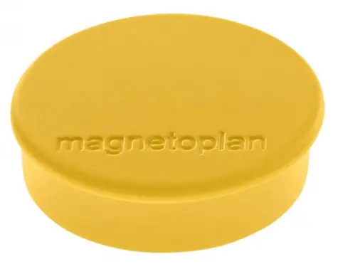 Magnetoplan Discofix standard Magnety 30 mm žlutá 10 ks