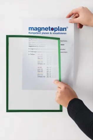 Magnetoplan Magnetofix A4 Magnetický rámeček modrá (5ks)