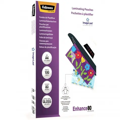 Fellowes Laminovací fólie A4 80 mic ImageLast lesklé / 100 ks