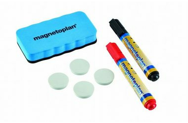 Magnetoplan OPTIMAL / Start sada / Popisovače & stěrka & magnety 