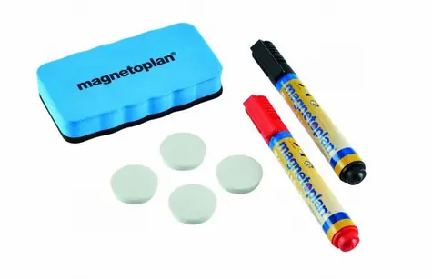 Magnetoplan OPTIMAL / Start sada / Popisovače & stěrka & magnety 