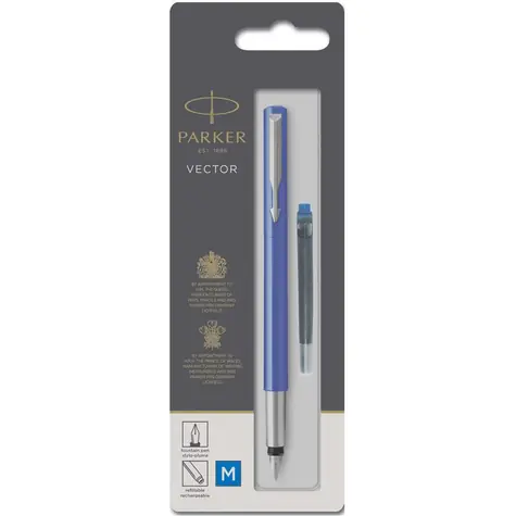 PARKER Vector Standard Blue hrot M / plnicí pero / barva náplně: modrá