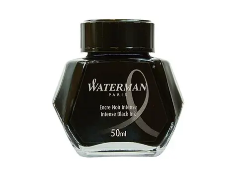 WATERMAN Inks 50ml černá / lahvičkový inkoust / do plnicích per WATERMAN