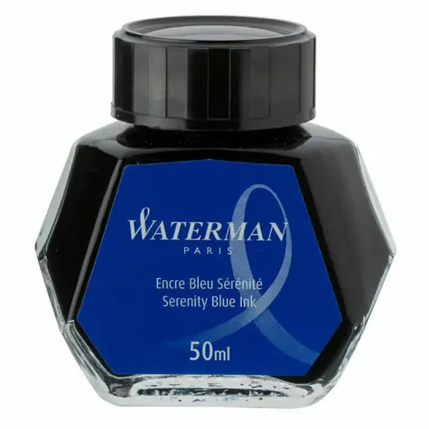 WATERMAN Inks 50ml modrá / lahvičkový inkoust / do plnicích per WATERMAN