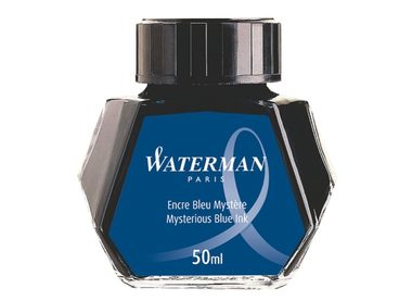 WATERMAN Inks 50ml mysterious modrá / lahvičkový inkoust / do plnicích per WATERMAN