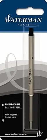 WATERMAN Inks Standard M černá 1ks / náplň do kuličkových per