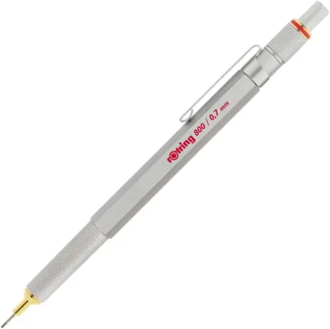 Rotring 800 0.7 mm stříbrná / Mikrotužka 