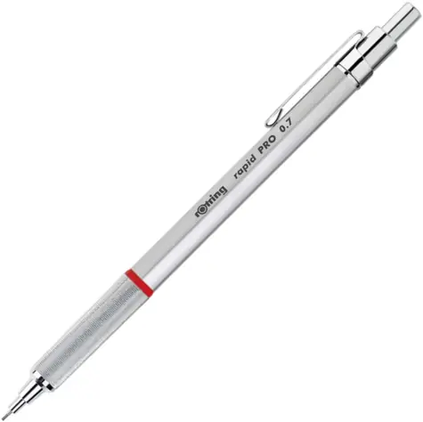 Rotring Rapid Pro 0.7 mm stříbrná / Mikrotužka 