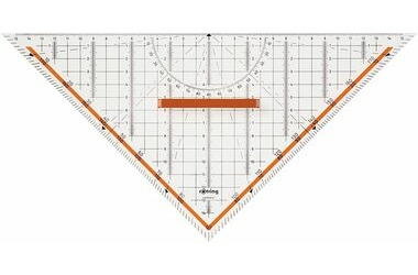 Rotring TZ trojúhelník 32cm / s odnímatelnou rukojetí / průhledný