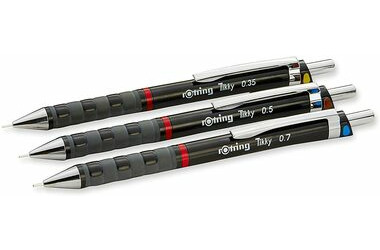 Rotring Tikky černá / sada 3 mechanických tužek