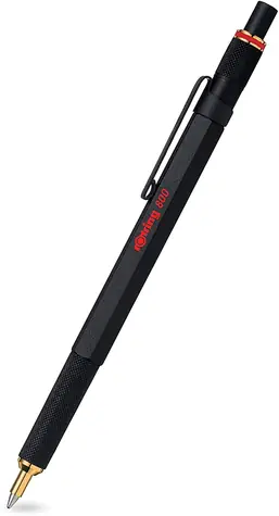 Rotring 800 černá / kuličkové pero / barva náplně: černá