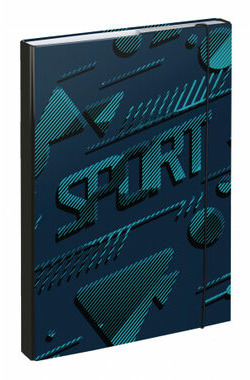 BAAGL Desky na školní sešity A4 Sport / 23x32x3 cm