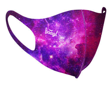 BAAGL Antibakterialní rouška pro dospělé Galaxy / 17.5x12.5 cm / ionty stříbra