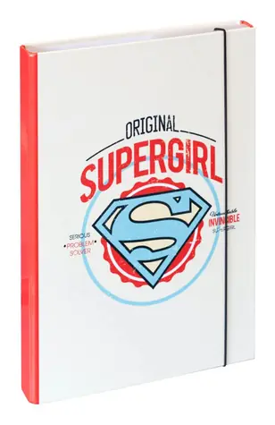 Presco Group Desky na školní sešity A4 Supergirl / 23x32x3 cm