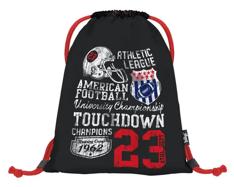 BAAGL Sáček na obuv Americký fotbal - TOUCHDOWN / 36x46 cm