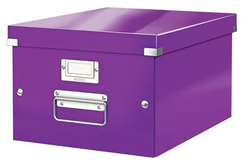 Leitz Click&Store Univerzální krabice velikost M (A4) purpurová