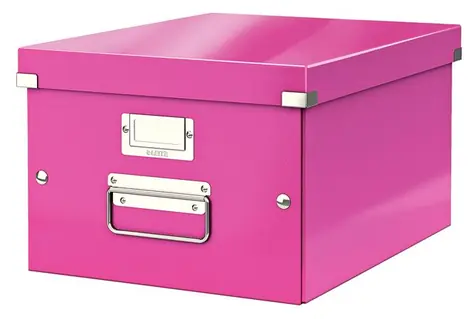 Leitz Click&Store Univerzální krabice velikost M (A4) růžová