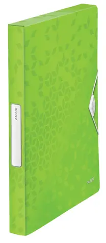 Leitz WOW PP Box na dokumenty zelená / 250 listů A4 / Šíře hřbetu 30 mm