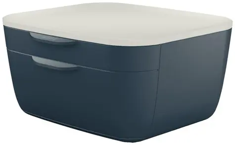 Leitz Cosy (2 zásuvky) Zásuvkový box sametová šedá