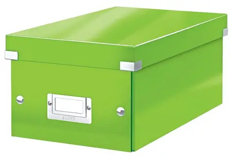Leitz Click&Store Krabice na DVD zelená / 20 standardních & 40 úzkých obalů