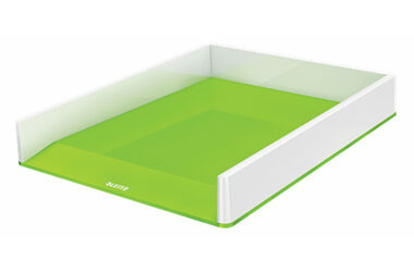 Leitz WOW Odkladač dvoubarevný bílo-zelená