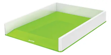 Leitz WOW Odkladač dvoubarevný bílo-zelená