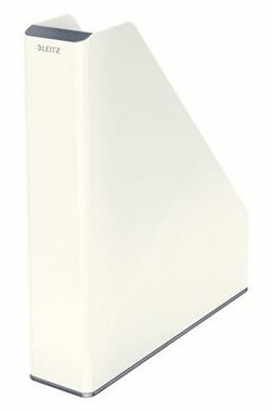 Leitz WOW Stojan na časopisy dvoubarevný bílo-šedá