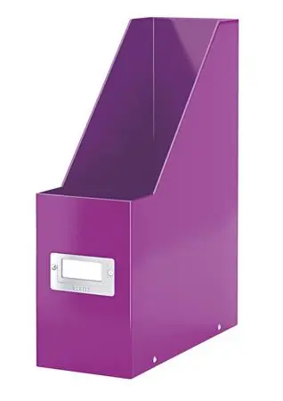 Leitz Click&Store Stojan na časopisy purpurová
