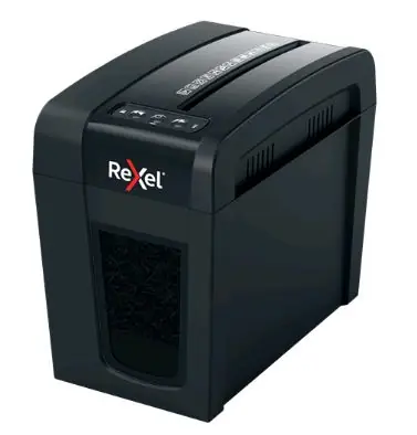 Rexel Secure X6-SL Whisper-Shred / Skartovač / až 6 listů / 10l / Křížový řez 4 x 40 mm