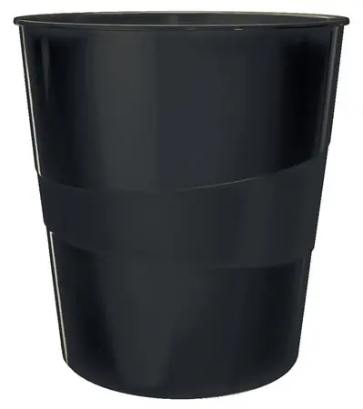 Leitz WOW Odpadkový koš 15 l černá 