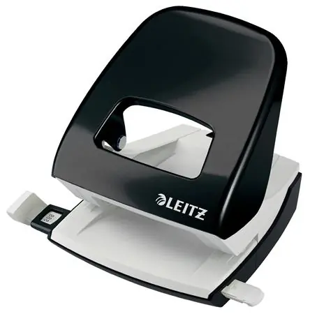 Leitz NeXXt WOW 5008 Stolní děrovačka černá / 3 mm / až 30 listů
