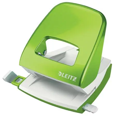 Leitz NeXXt WOW 5008 Stolní děrovačka zelená / 3 mm / až 30 listů