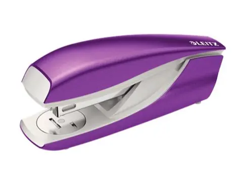 Leitz NeXXt WOW 5502 Stolní sešívačka purpurová / 3 mm / až 30 listů / P3 24|6 & P3 26|6 