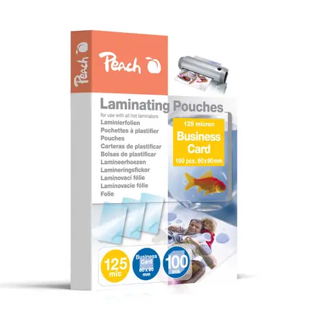 PEACH laminovací fólie Business Card (60x90mm) 125mic 100ks