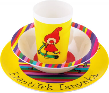 Presco Group Dětské nádobí Kouzelná školka / talíř / miska / kelímek