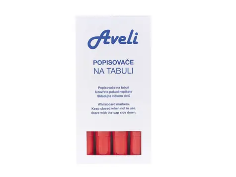 AVELI Popisovače sada červená