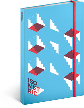 Presco Group Notes Isometric / nelinkovaný / 13 × 21 cm
