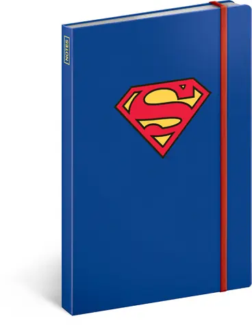Presco Group Notes Superman – Symbol / linkovaný / 13 × 21 cm