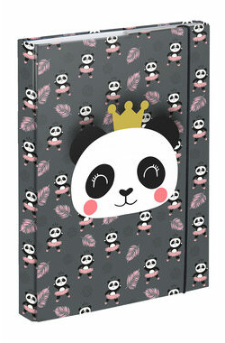 BAAGL Desky na školní sešity A5 Panda / 17x23x3 cm