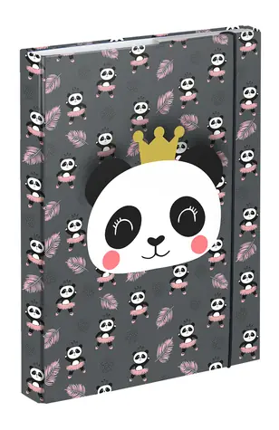 BAAGL Desky na školní sešity A5 Panda / 17x23x3 cm
