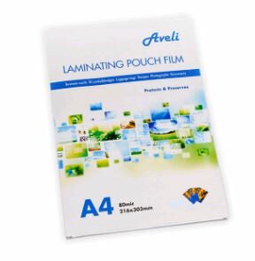 AVELI Laminovací fólie A4 160mic (2x80) lesklá 50ks