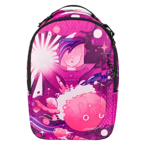 BAAGL Batoh eARTh - Ufo by Mára Čmára / Vnitřní kapsa na 15" notebook / 23 l