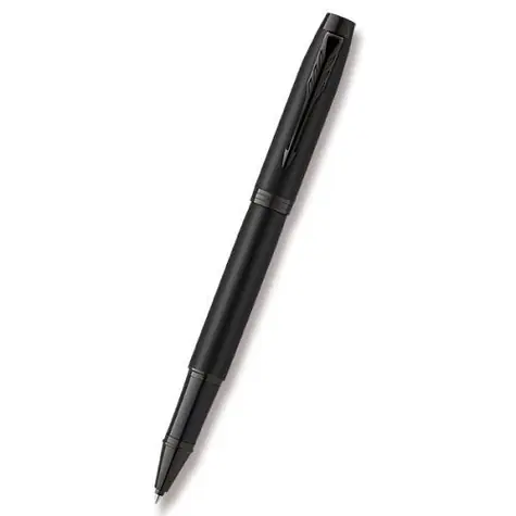 PARKER IM Achromatic Black BT roller hrot F / kuličkové pero / barva náplně: černá