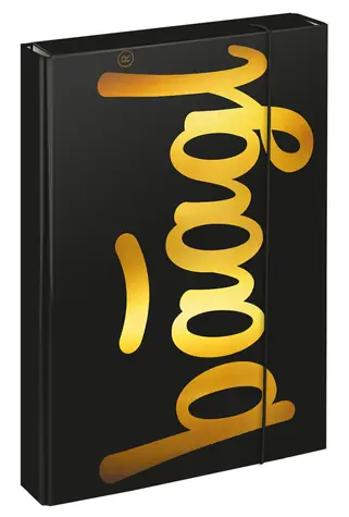 BAAGL Desky na školní sešity A4 Jumbo Gold / 23x32x5 cm