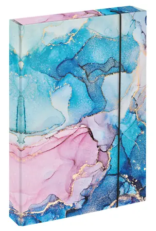 BAAGL Desky na školní sešity A4 Jumbo Marble / 23x32x5 cm